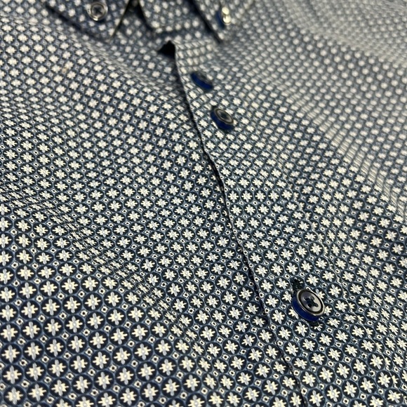 Guide London Premium Range Men’s Short Sleeve Button Down Shirt Size Medium - Picture 11 of 11